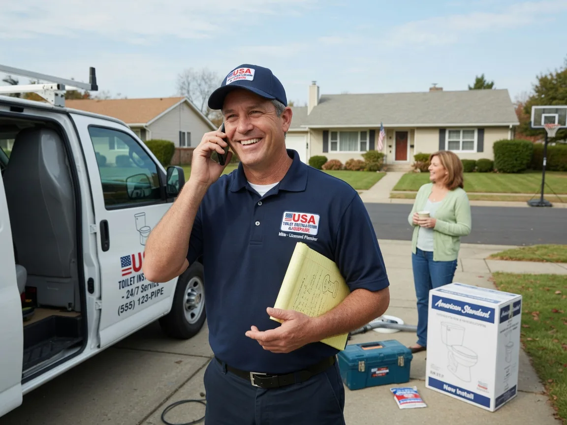 Toilet Installation Evansdale, IA FAQs